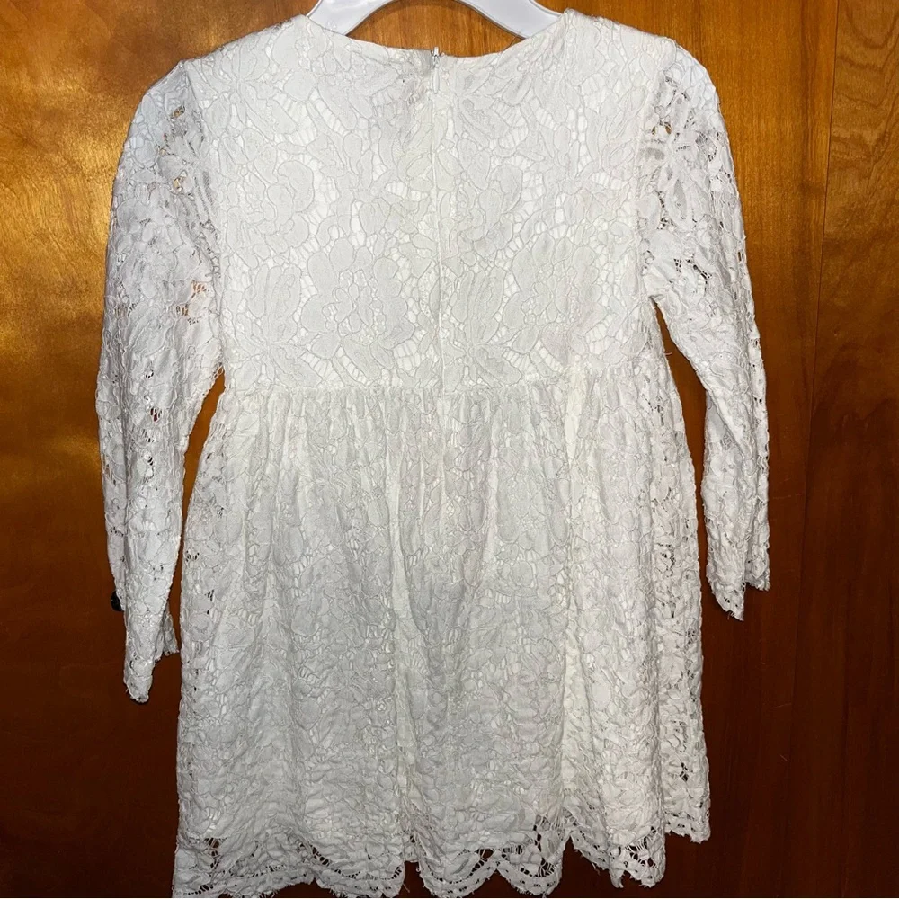 Gaudi Teen White Lace Dress